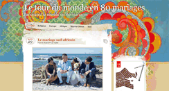 Desktop Screenshot of le-tour-du-monde-en-80-mariages.com